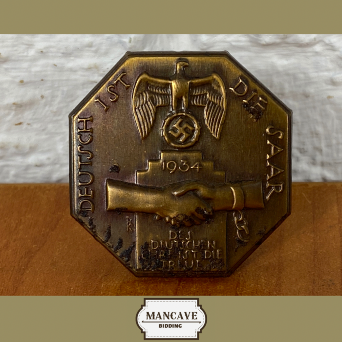 Vintage 1934 NSDAP (National Soclists German Worker's Party) Badge