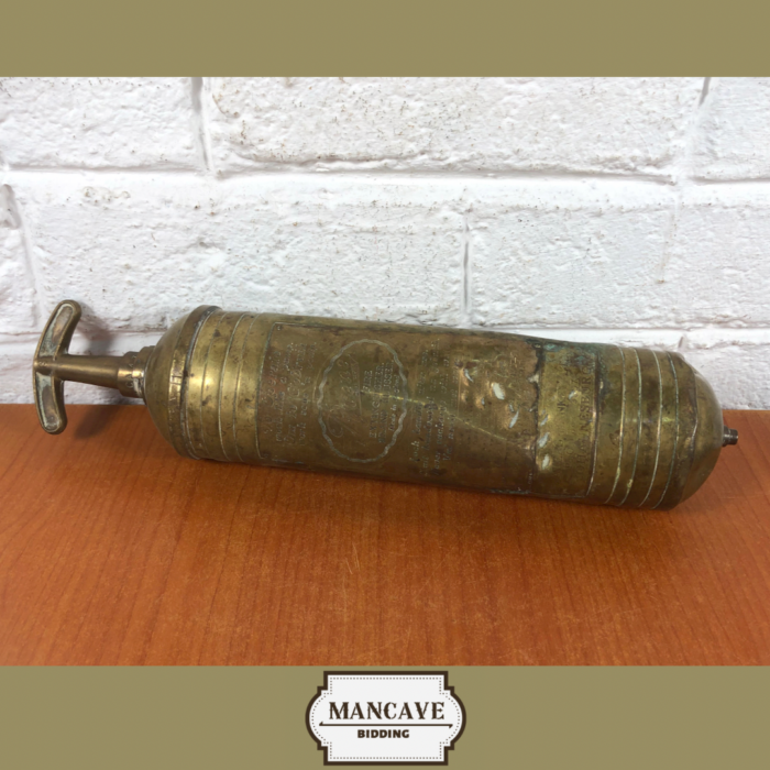 Vintage Brass Pyrene Fire Extinguisher (Made in England) - Image 2