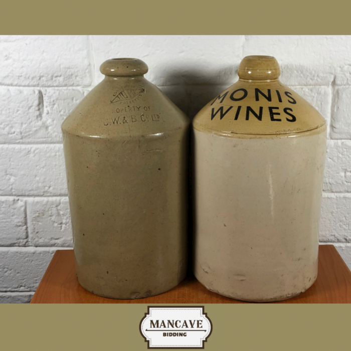 Vintage 1 Gallon Stoneware Jugs