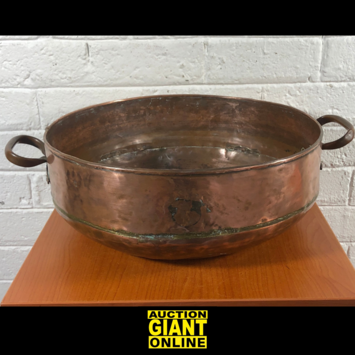 Large Vintage De Klerk Copper Bowl