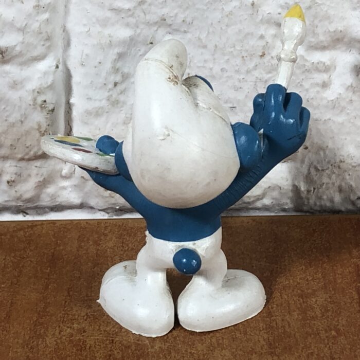 Vintage Painter Smurf Figurine (Made in West Germany) - Image 5