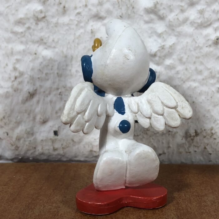 Vintage Cupid Smurf Figurine (Made in West Germany) - Image 6