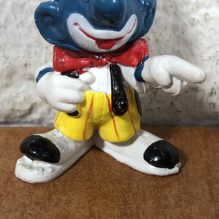 Vintage Clown Smurf Figurine (Made in Hong Kong) - Image 3