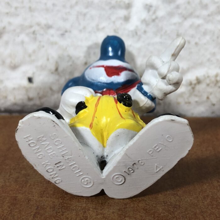 Vintage Clown Smurf Figurine (Made in Hong Kong) - Image 7