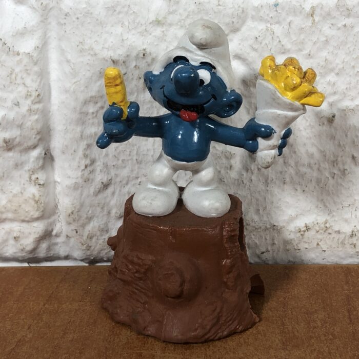 Vintage French Fries Smurf Pencil Sharpener