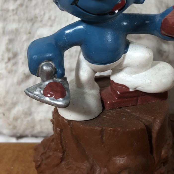 Vintage Builder Smurf Pencil Sharpener - Image 3