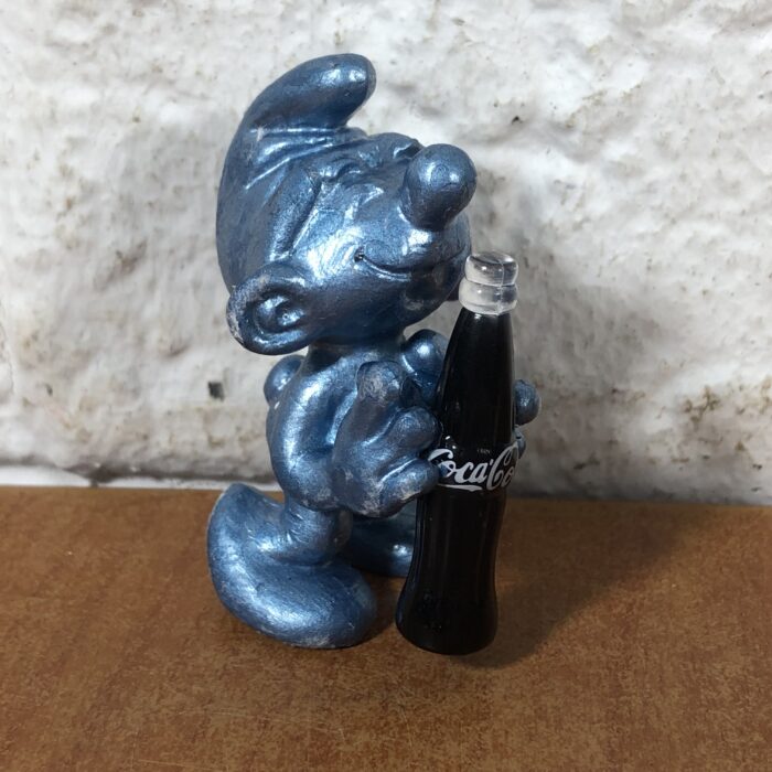 Vintage Coca Cola Smurf Figurine