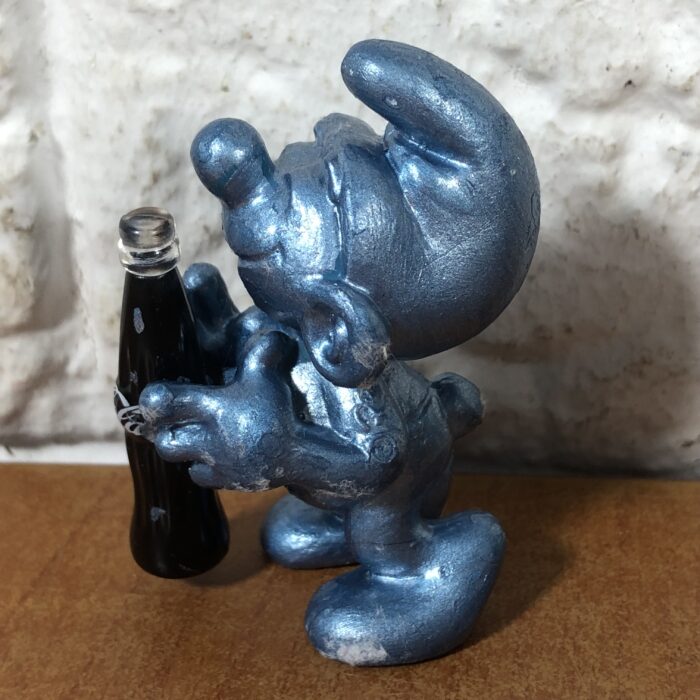 Vintage Coca Cola Smurf Figurine - Image 4