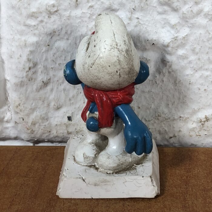 Vintage Winter Smurf Figurine (Made in West Germany) - Image 6