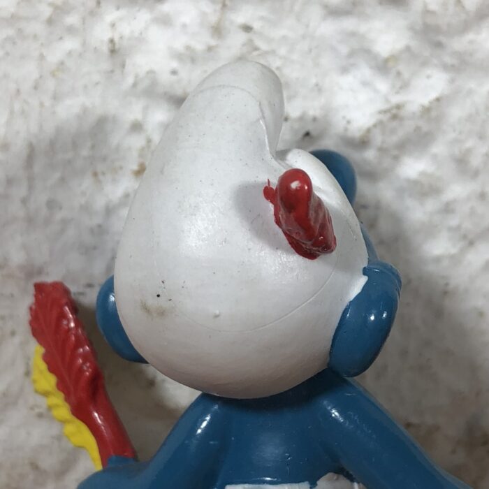 Vintage Archer Smurf Figurine (Made in Hong Kong) - Image 6