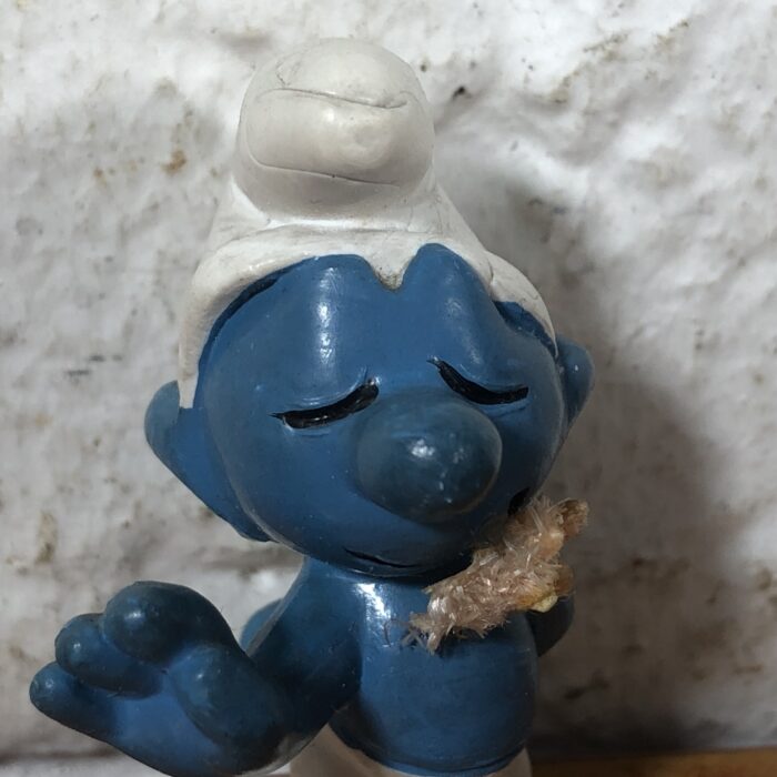 Vintage Waving Smurf Figurine (Made in West Germany) - Image 2