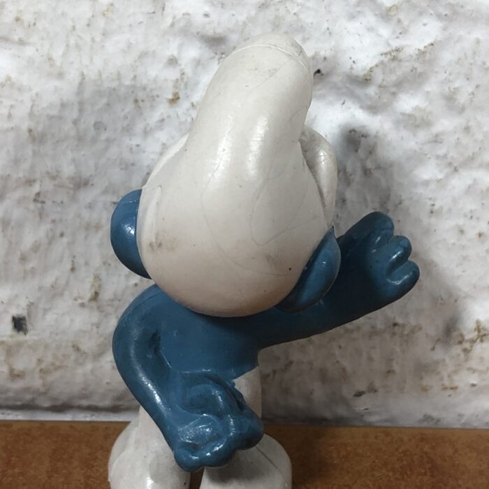 Vintage Waving Smurf Figurine (Made in West Germany) - Image 5