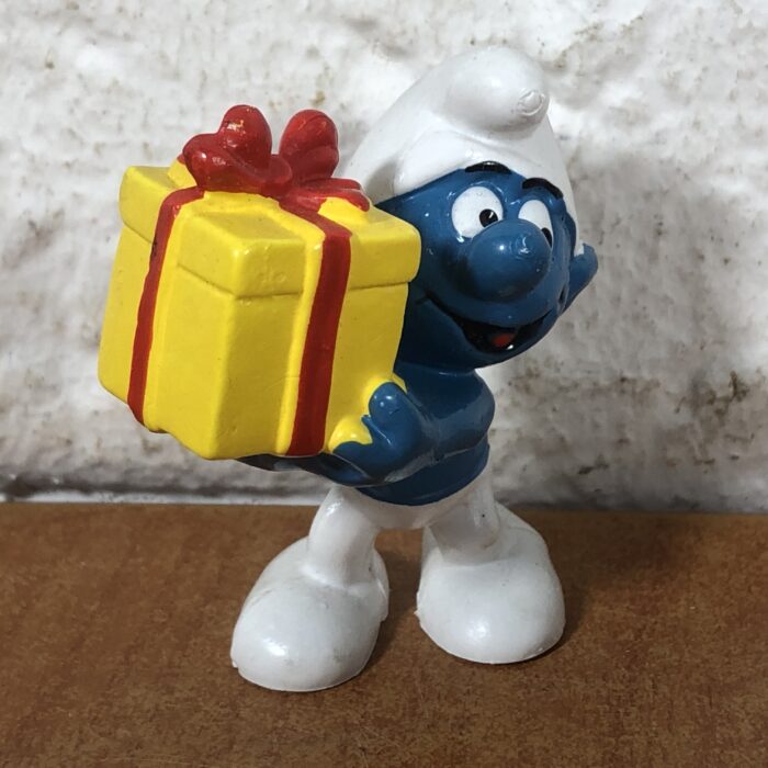 Vintage Gift Smurf Figurine (Made in West Germany)