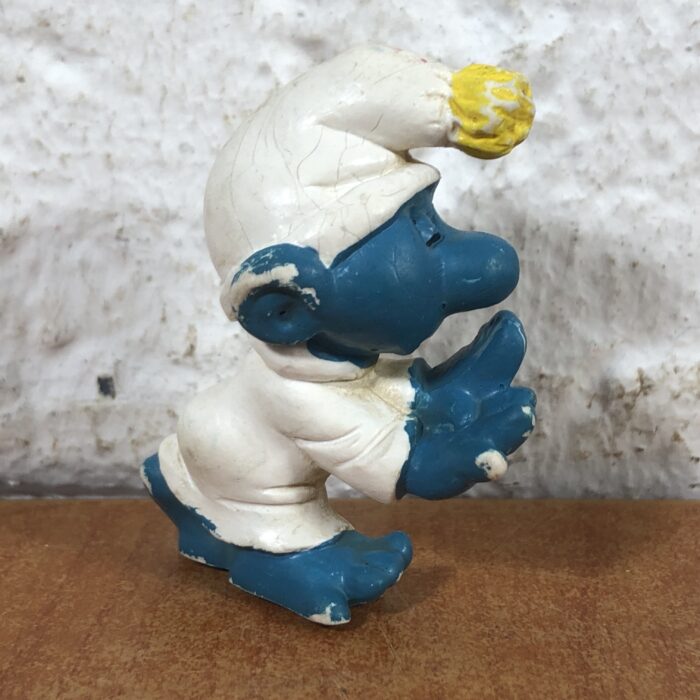 Vintage Sleepwalking Smurf Figurine - Image 2