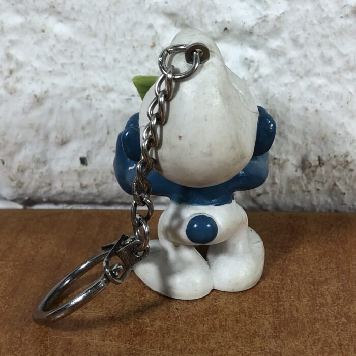 Vintage Green Apple Smurf Keychain (Made in Hong Kong) - Image 5