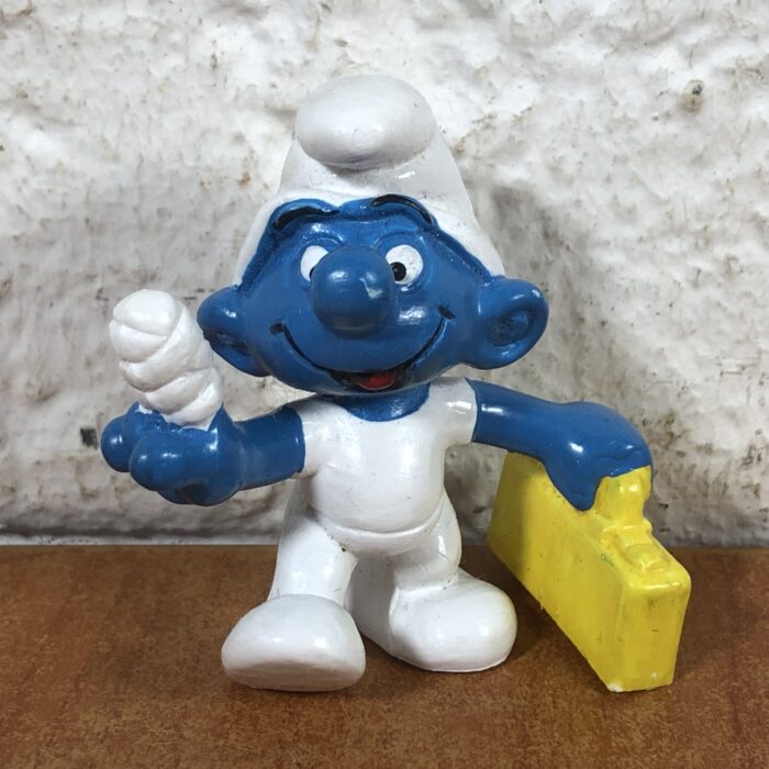 Vintage First Aid Smurf Figurine (Made in Germany)