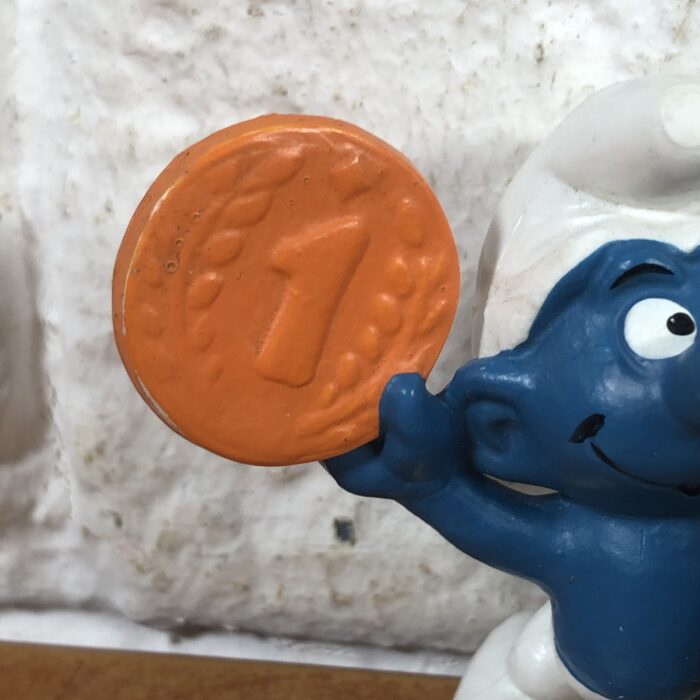 Vintage Money Smurf Figurine - Image 2