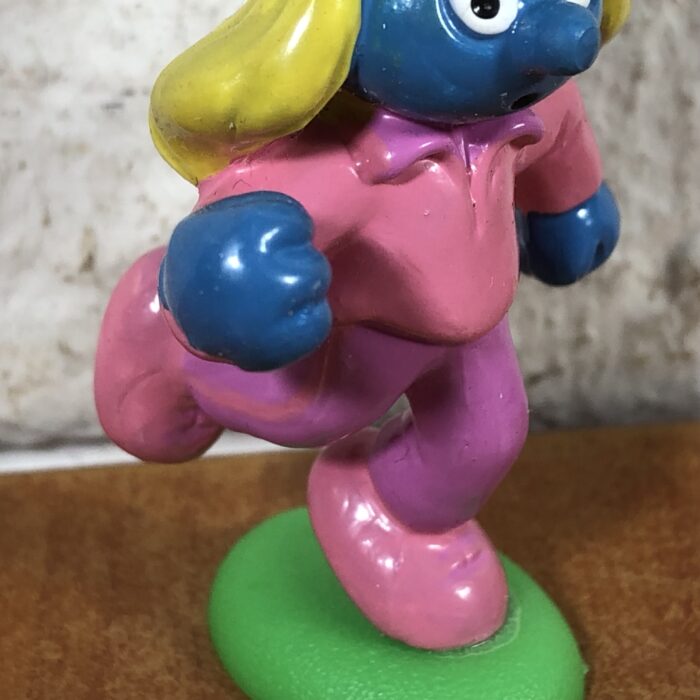 Vintage Jogger Smurfette Figurine - Image 3