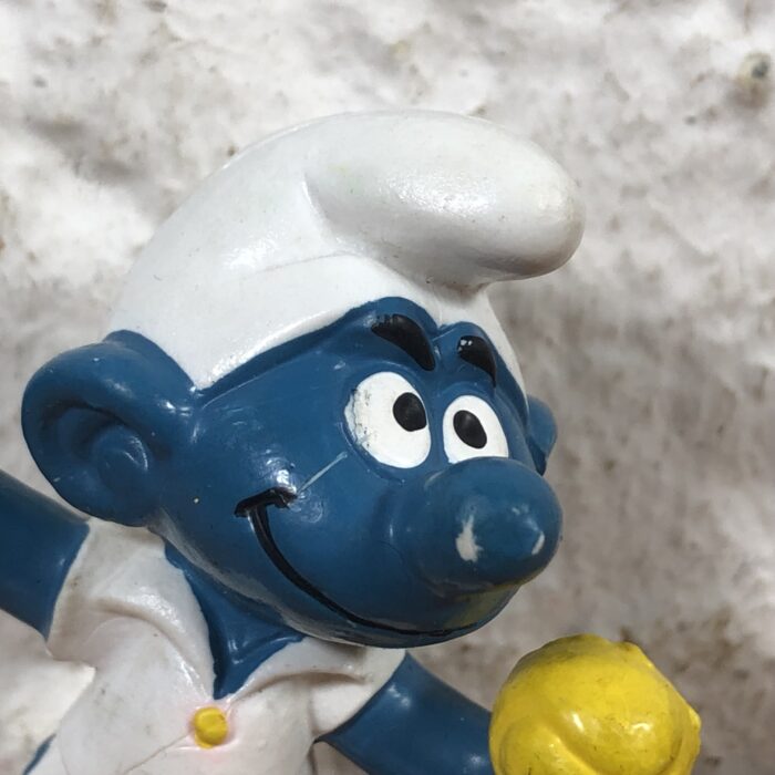 Vintage Tennis Player Smurf Figurine (Made in West Germany) - Image 3