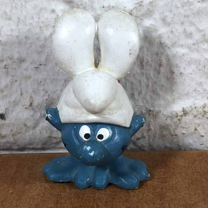 Vintage Handstand Smurf Figurine