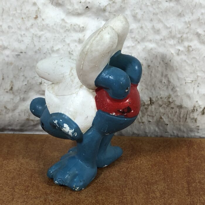 Vintage Handstand Smurf Figurine - Image 3