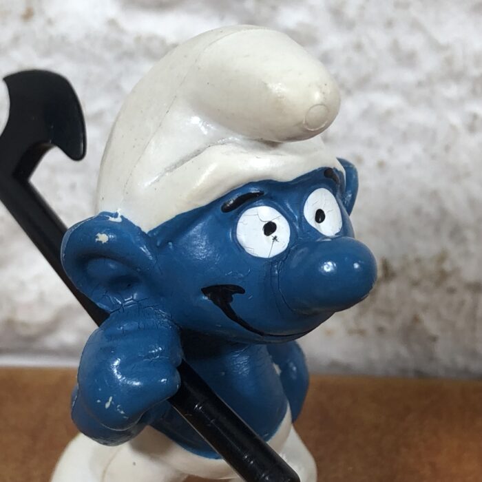 Vintage Axe Smurf Figurine (Made in West Germany) - Image 3