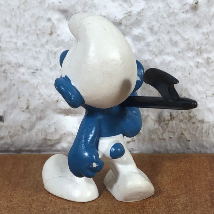 Vintage Axe Smurf Figurine (Made in West Germany) - Image 5