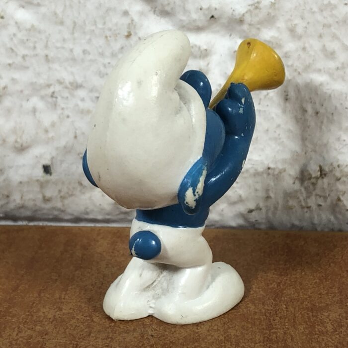 Vintage Trumpet Smurf Figurine - Image 4