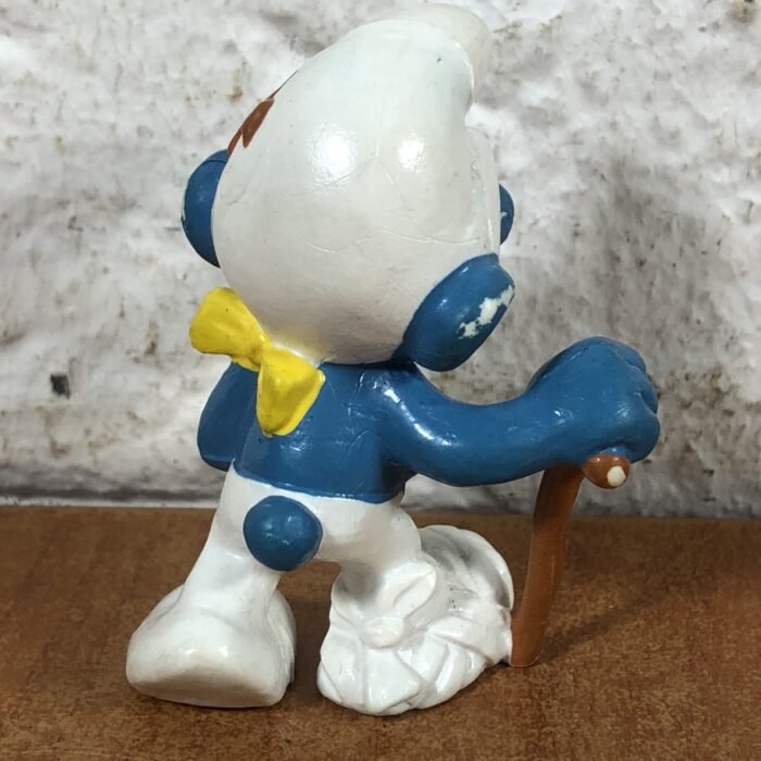 Vintage Injured Smurf Figurine (Made in West Germany) - Image 5