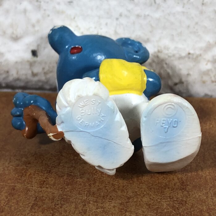 Vintage Injured Smurf Figurine (Made in West Germany) - Image 6