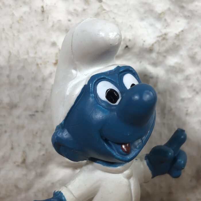 Vintage Astronaut Smurf Figurine - Image 2