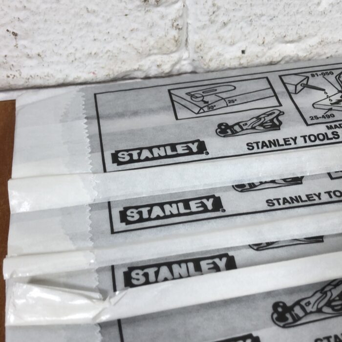 6 Vintage 1980s Brand New Stanley Plane Blades in Original Box (Made in England) - Image 5