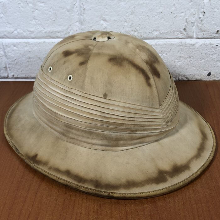 Vintage 1930s Northern Rhodesia Pith Helmet (Bowbilt Sun Hat)