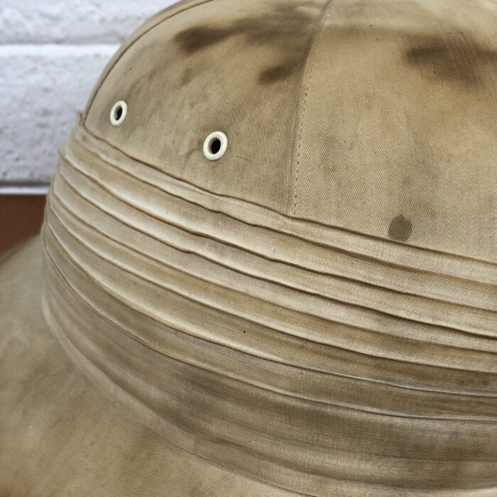 Vintage 1930s Northern Rhodesia Pith Helmet (Bowbilt Sun Hat) - Image 3