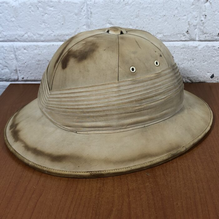 Vintage 1930s Northern Rhodesia Pith Helmet (Bowbilt Sun Hat) - Image 7