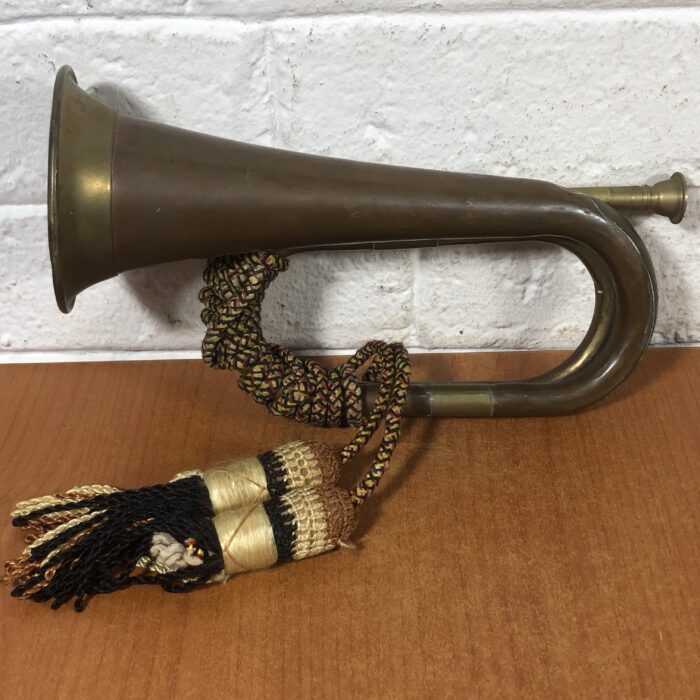 Vintage Brass Military Bugle