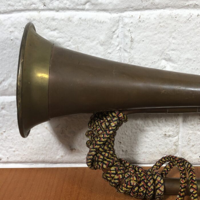 Vintage Brass Military Bugle - Image 2