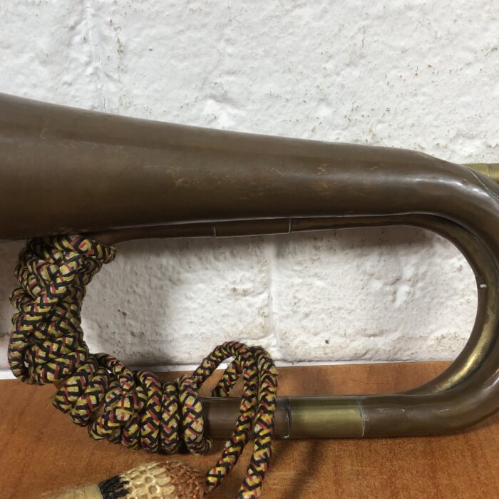 Vintage Brass Military Bugle - Image 3