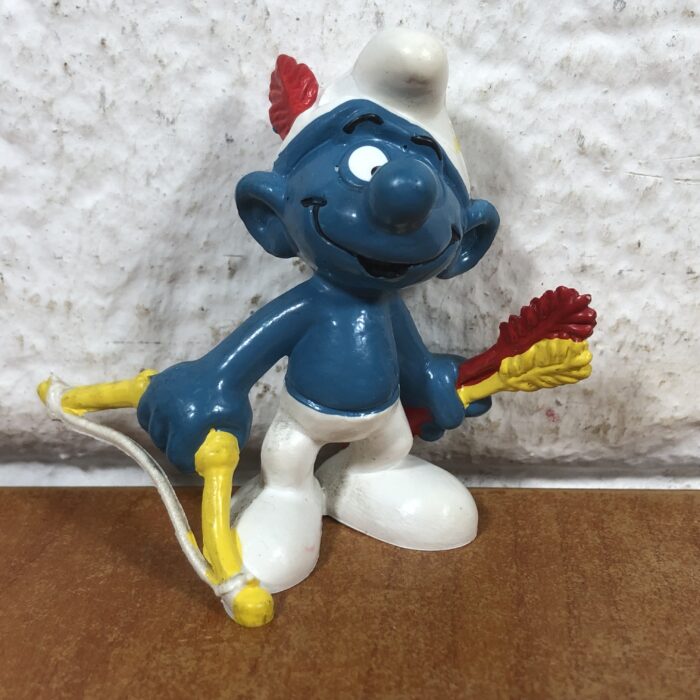 Vintage Archer Smurf Figurine (Made in West Germany)