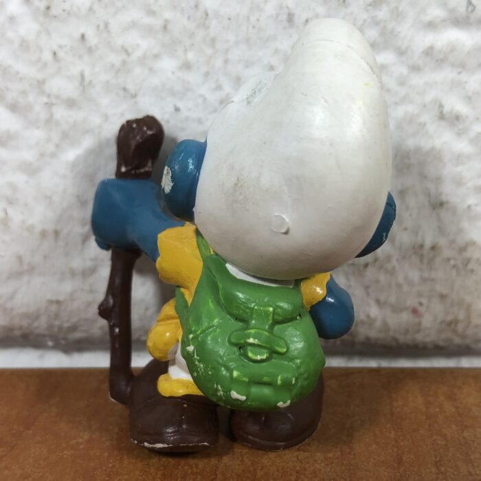 Vintage Hiking Smurf Figurine - Image 4