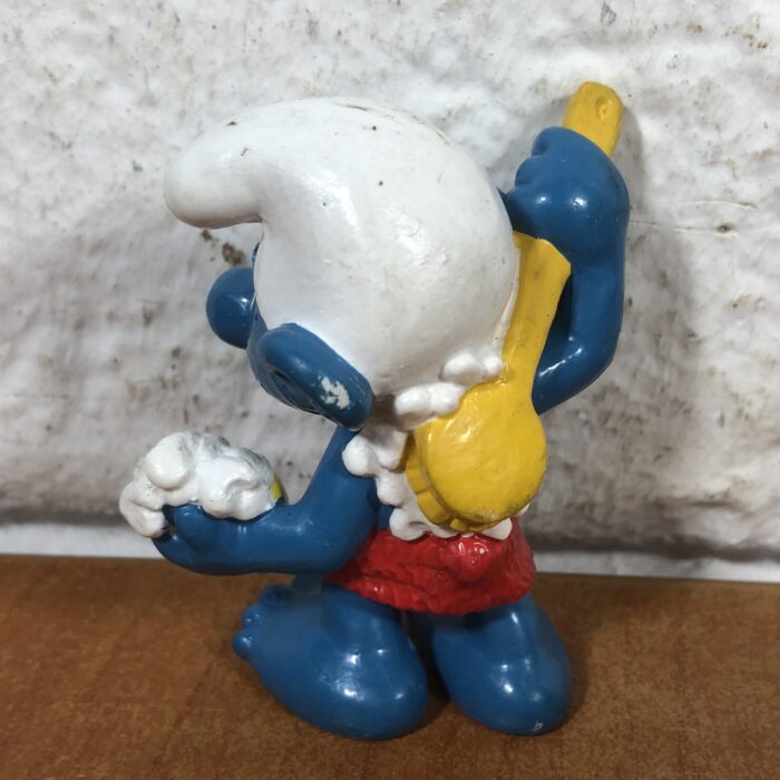 Vintage Bathing Smurf Figurine (Made in West Germany) - Image 4