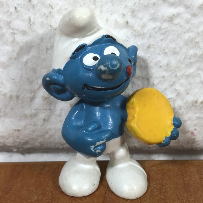 Vintage Cookie Smurf Figurine (Made in West Germany)