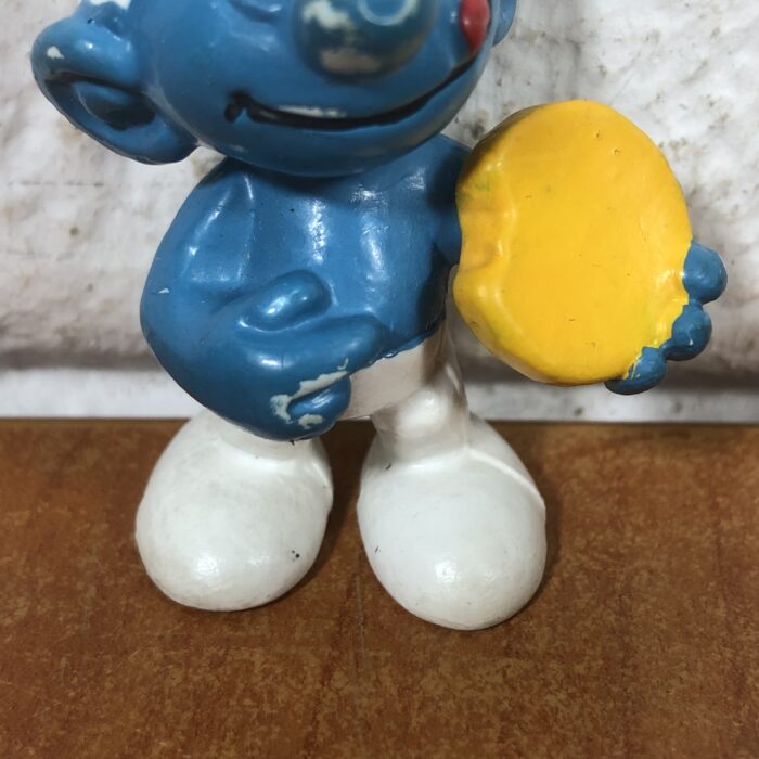 Vintage Cookie Smurf Figurine (Made in West Germany) - Image 3