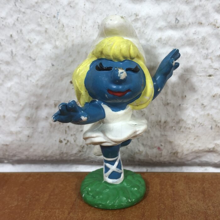 Vintage Ballerina Smurfette Figurine