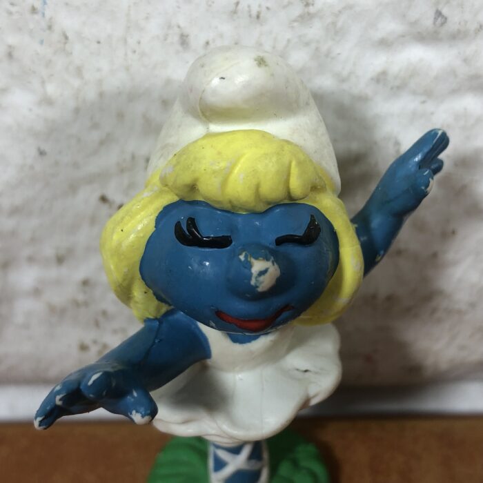 Vintage Ballerina Smurfette Figurine - Image 2