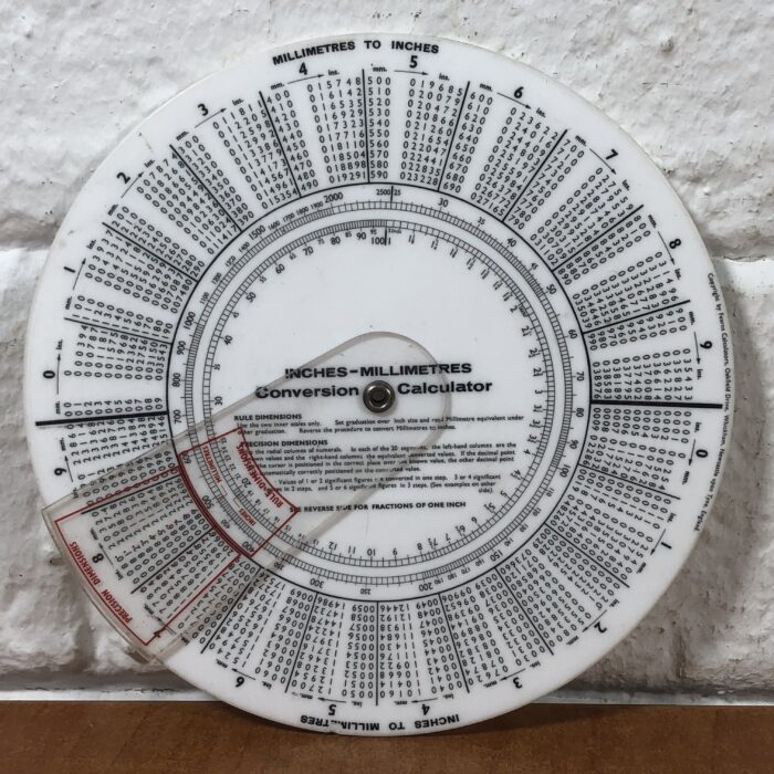 Vintage Measuring Calliper & Conversion Calculators - Image 7