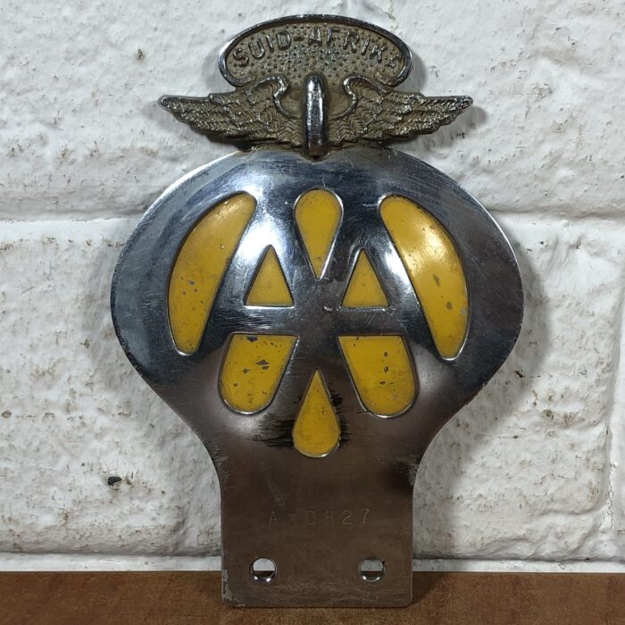 Vintage South African AA Badge