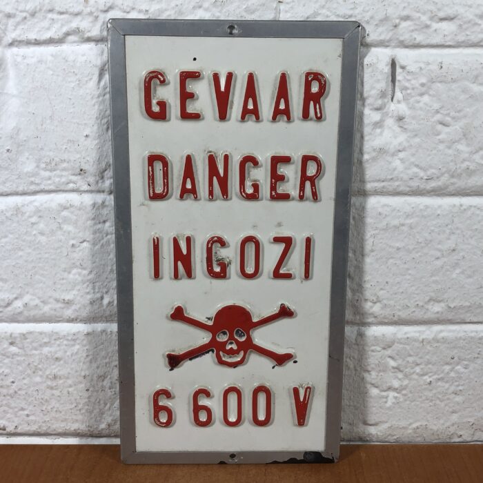 Vintage Danger Sign