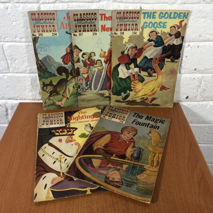 Vintage Classics Illustrated Junior Comic Books