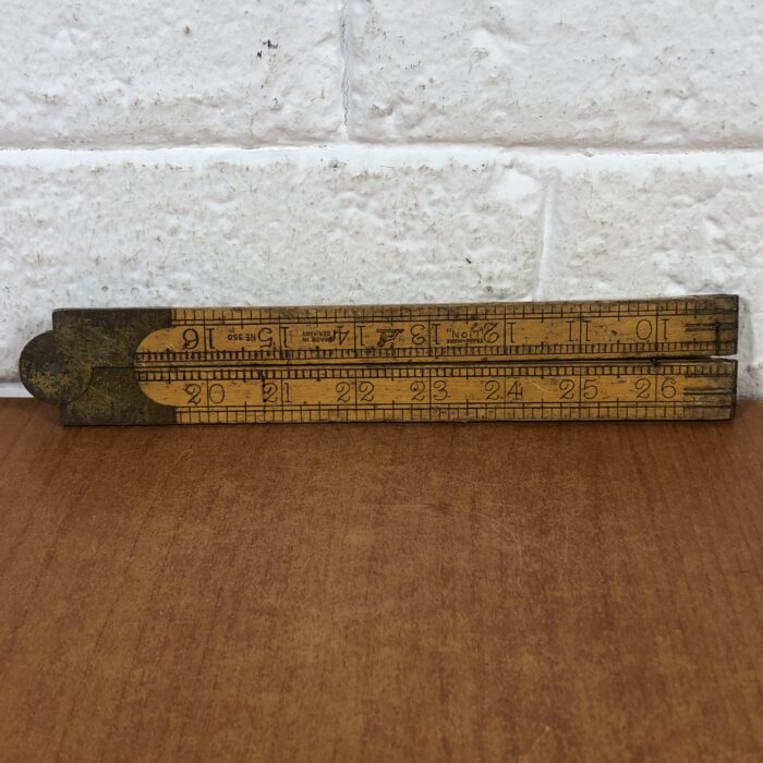 Vintage Wooden Folding Rulers - Image 7